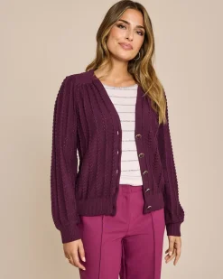Cardigan mit Struktur
