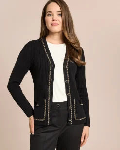 Cardigan mit Verzierung