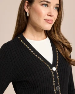 Cardigan mit Verzierung
