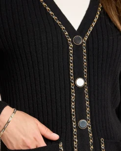 Cardigan mit Verzierung