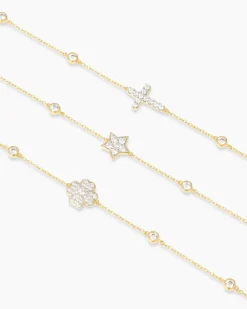 Charity-Armband mit Zirkonia