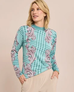 Classic Pullover Karo-Ornamentmuster
