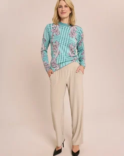 Classic Pullover Karo-Ornamentmuster