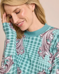 Classic Pullover Karo-Ornamentmuster