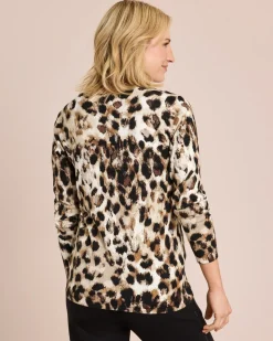 Classic Pullover Weißer Leo
