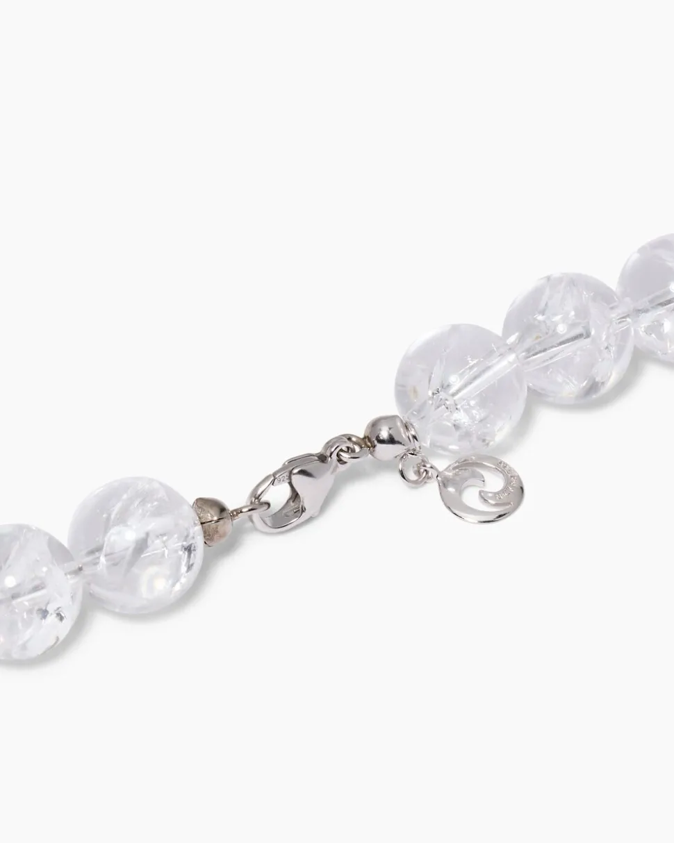 Coller mit Bergkristall und Hämatit