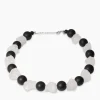 Collier aus Achat & Bergkristall