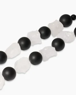 Collier aus Achat & Bergkristall