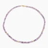Collier aus Amethyst & Hämatit