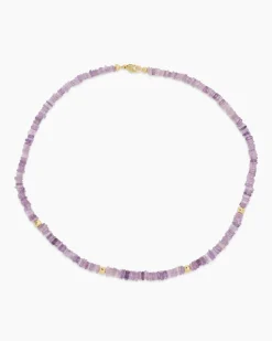Collier aus Amethyst & Hämatit