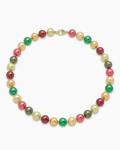 Collier aus MK-Perlen 12 mm