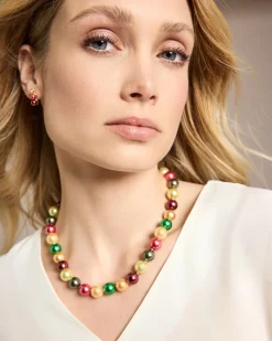Collier aus MK-Perlen 12 mm