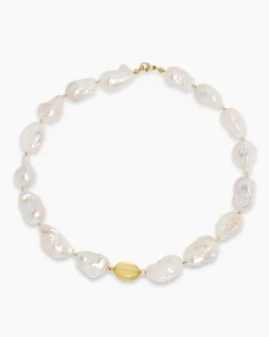 Collier aus Süßwasserzuchtperlen