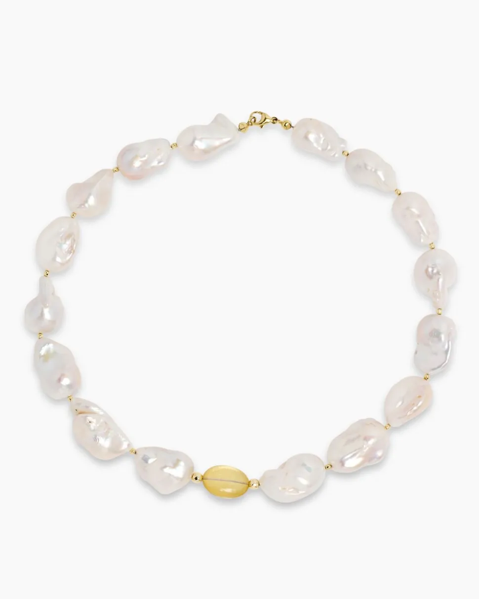 Collier aus Süßwasserzuchtperlen