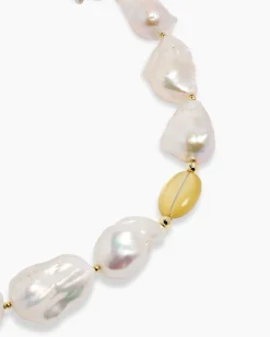 Collier aus Süßwasserzuchtperlen
