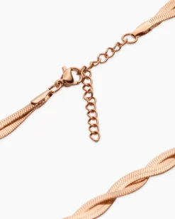 Collier im Flechtdesign