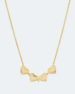 Collier "Kleeblatt/Baum des Lebens"