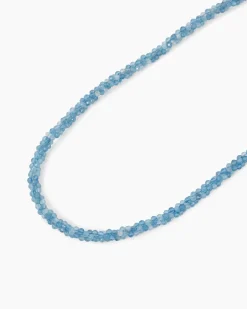 Collier mit Aquamarin