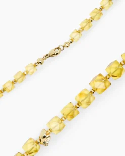 Collier mit Bernstein