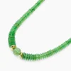 Collier mit Bernstein und Hämatit