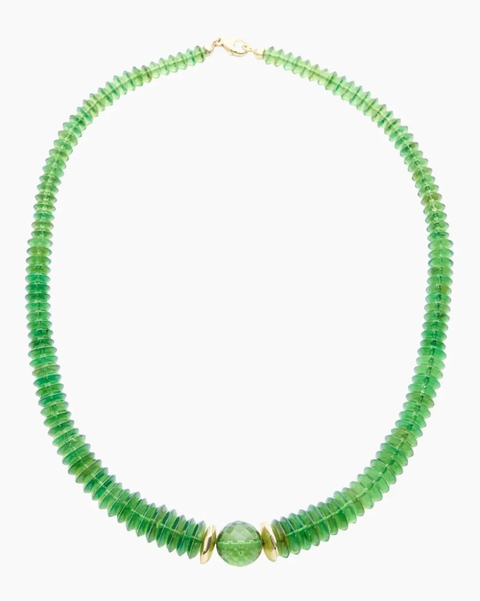 Collier mit Bernstein und Hämatit