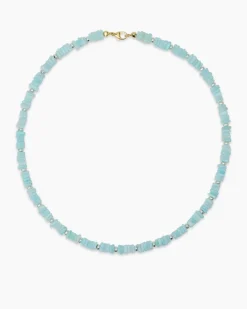 Collier mit blauem Opal