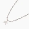 Collier mit Brillant-Anhänger 0,03 ct