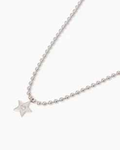 Collier mit Brillant-Anhänger 0,03 ct