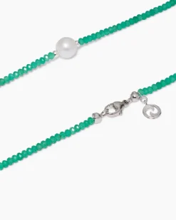 Collier mit Edelsteinen & SWZ-Perle