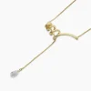 Collier mit Glasstein