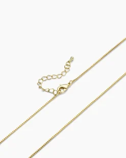 Collier mit Glasstein