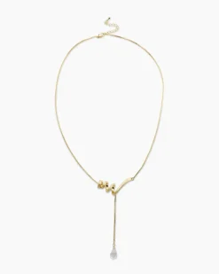 Collier mit Glasstein