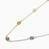 Collier mit Glassteinen