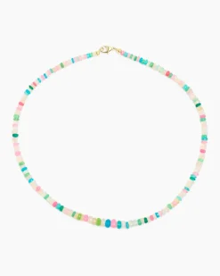 Collier mit Kristallopal