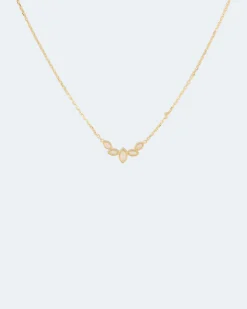 Collier mit Kristallopalen