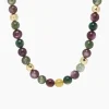 Collier mit Lepidolith und Hämatit