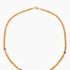 Collier mit Mandarin-Granat & Hämatit