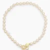 Collier mit MK-Perlen 10 mm & Zirkonia