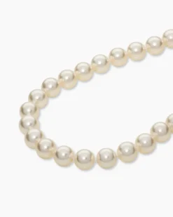 Collier mit MK-Perlen 10 mm & Zirkonia