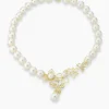 Collier mit MK-Perlen und Zirkonia