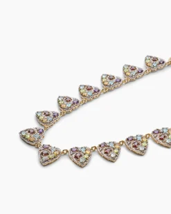 Collier mit Multi-Edelstein