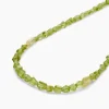 Collier mit Peridot und Bergkristall-Dublette