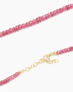 Collier mit Pink Turmalin