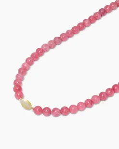 Collier mit Rhodonith