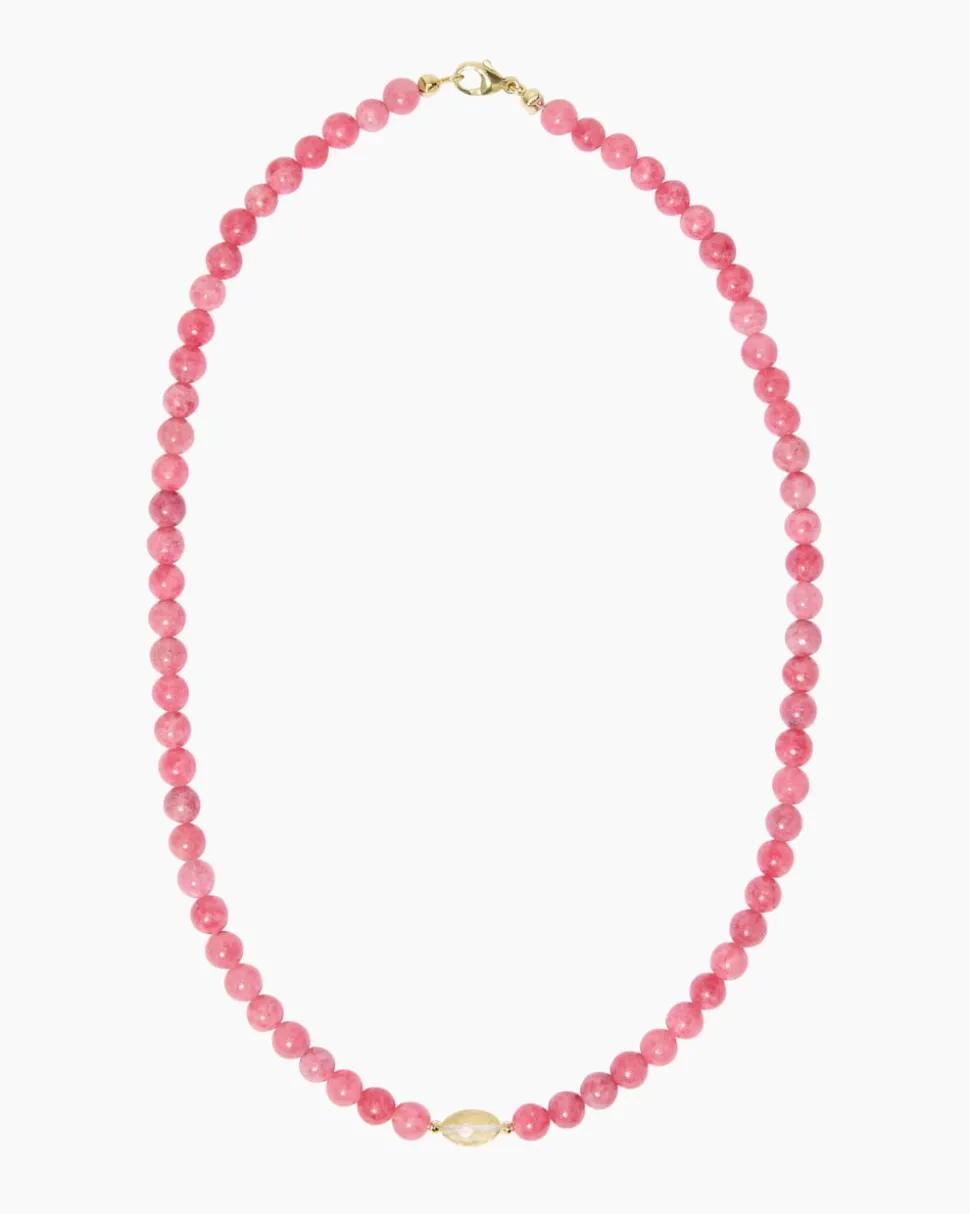 Collier mit Rhodonith