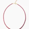 Collier mit Rubin