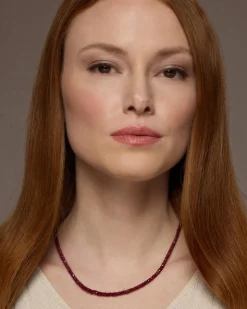 Collier mit Rubin