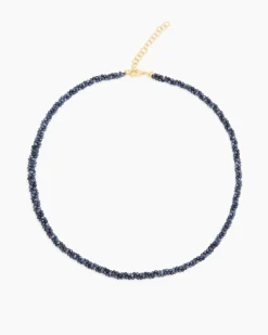 Collier mit Rubin oder Saphir