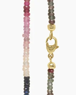Collier mit Saphir