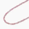 Collier mit Strawberry Quarz und Hämatit